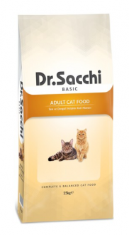 Dr.Sacchi Basic Chicken Yetişkin 15 kg Kedi Maması kullananlar yorumlar